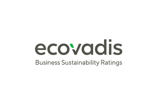 Ecovadis logo with the text Business Sustainability Ratings below it.